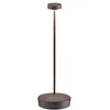 Image de Zafferano, Lampe Swap Pro, Lampe de Table Rechargeable et Sans Fil avec Contrôle Tactile, Convient pour le Salon et l'Extérieur, Dimmer, 2700 K, Hauteur 32,5 cm, Couleur Corten