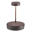Image de Zafferano, Lampe Swap Mini, Lampe de Table Rechargeable et Sans Fil avec Contrôle Tactile, Convient pour Salon et Extérieur, Dimmer, 2700 K, Hauteur 14,8 cm, Couleur Corten