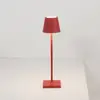 Image de Luminaire rechargeable Zafferano Poldina micro IP65 rouge