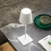 Image de Zafferano Poldina L Desk lampe à poser rechargeable IP54 blanche