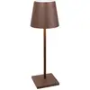 Image de Luminaire rechargeable Zafferano Poldina L Desk IP54 corten