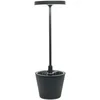 Image de Zafferano, Lampe Poldina Reverso, Lampe de Table Rechargeable et Sans Fil avec Contrôle Tactile, Adaptée pour le Salon et l'Extérieur, Dimmer, 2200-3000 K, Hauteur 35 cm, Couleur Gris Foncé