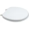 Image de Kiamami Valentina Siège de Toilette Universel en MDF avec charnières en Nylon