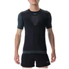 Image de UYN Homme Running Pb42 Ow SH_SL T-Shirt, Beauté Noire/Porte De Fer, M EU