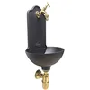 Image de Fontaine murale en fonte avec robinet MOD.303L et siphon en laiton maison et jardin (brillant)