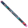 Image de LEGAMI Stylo à encre thermosensible turquoise gel effaçable - diamètre : 0,8 cm - Motif floral - bille à encre à l'extrémité du stylo- abîme pas le papier - diamètre de la pointe : 0,7 mm