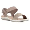 Image de Geox - sandale en cuir d vega - 35 - sand