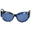 Image de Liu Jo Lunettes de Soleil LJ787S 019 TEXTURED BLACK/BLUE ICE 55/17/140 Femme