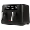 Image de Girmi FG26 Ecofrit Bis Friteuse à Air, 2400 W, 9 Litres, Contenants antiadhésifs, Écran digital, BPA-PFOA Safe, 2 zones de cuisson séparées, Livre de recettes inclus, Noir