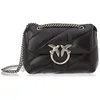 Image de Pinko Love Mini Puff Maxi Quilt 8 CL, Sac à Main Femme, Z99O_Nero-Old Silver, U