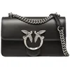 Image de Pinko Sac à bandoulière Love One Mini Dc Simply 100074A10G, Z99o_Noir-old Silver, Taille unique