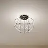 Image de URBAN by Sforzin Plafonnier LED Euclide, noir, métal, largeur 35 cm