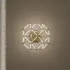Image de URBAN by Sforzin Applique murale LED Euclide, métal doré, largeur 37,5 cm