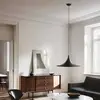 Image de Linea Light Suspension Morgana, noir/nickel, métal, Ø 48 cm, E27