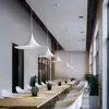 Image de Linea Light Suspension Morgana, blanc/nickel, métal, Ø 48 cm, E27