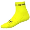 Image de Alé Cycling Logo Q-Skin Chaussettes de cyclisme Jaune fluo/noir Taille S 36-39, Fluo Yellow/Black