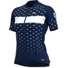 Image de ALE Femme Stars Maillot de Cyclisme, Bleu, M