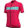 Image de ALE SS Prr Stars T-Shirt pour Femme, Fraise/Turquoise