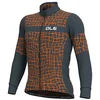Image de Ale Wall Long Sleeve Jersey M, Gris/orange fluo, Medium
