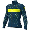 Image de ALE' Maillot d'hiver Cyclisme PR-R Stars pétrole-Jaune Fluo 2022 - XL
