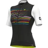 Image de Alé Cycling Maillot de cyclisme à manches courtes pour femme - Noir/multicolore - 2022