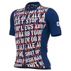 Image de Alé Cycling Ride 2022 Maillot de Cyclisme à Manches Courtes pour Homme Bleu/Orange