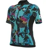 Image de Alé Cycling Chios 2022 Maillot de cyclisme à manches courtes pour femme Multicolore/turquoise