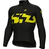 Image de Alé Cycling Solid Ready Maillot à manches longues pour homme Noir/jaune Taille M 2022