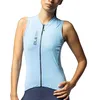 Image de ALE' Pragma Colour Block Maillot Manches Courtes sans Manches pour Femme, Bleu, L