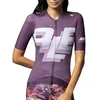 Image de Alé Cycling Maillot à Manches Courtes PR.E Sauvage pour Femme, Aubergine, M