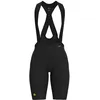 Image de Alé Cycling R.EV1 Voltage Cuissard à Bretelles pour Femme   Short de Compression à Bretelles avec Tissu Air Fix Snake Saddle Grip   Jambes Coupe Brute et Peau de Chamois Longue Distance Epic12W