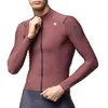 Image de Alé Cycling Maillot Manches Longues R-EV1 Warm Race 3.0 pour Homme, Bordeaux, M