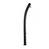 Image de Arkema Design A520/7016 Jolly Douche à chauffage solaire anthracite au design incurvé entièrement en aluminium avec traitement anti-corrosion, réservoir avec capacité de 25 litres, hauteur 226 cm, poids 13 kg, avec mitigeur eau chaude-froide et rince pieds