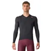 Image de CASTELLI Maillot Espresso LS pour homme, manches longues, fermeture éclair, vêtements de cyclisme et de cyclisme de route haute performance avec poches arrière