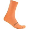 Image de CASTELLI Chaussette Espresso 18 pour homme, chaussette de performance cycliste à évacuation de l'humidité pour le vélo de route et sur gravier, Orange vif, Large