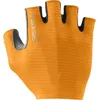 Image de CASTELLI Gant expresso pour homme, gants de cyclisme à doigts courts avec rembourrage et protection UPF pour vélo de route et de gravier, orange vif, taille L