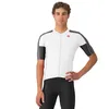 Image de CASTELLI Maillot Entrata 6 pour homme, protection solaire UPF - Manches courtes - Pour cyclisme de route, vélo de gravier et course, Ivoire/gris fumé-noir clair, Taille 3XL