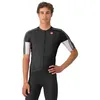 Image de Castelli Maillot Entrata 6 pour Homme, Protection Solaire UPF - Manches Courtes - pour Cyclisme de Route, vélo de Gravier et Course, Noir Clair/Gris foncé/Gris fumé, Taille M