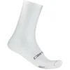 Image de CASTELLI Chaussettes Espresso 18 pour homme, évacuation de l'humidité, vêtements de cyclisme pour vélo de route et de gravier, blanc, Large-X-Large