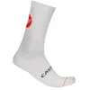 Image de CASTELLI Entrata 18 Chaussettes de cyclisme résistantes à l'humidité avec soutien du milieu du pied pour un confort tout au long de la journée pour homme et femme, blanc, Large-X-Large