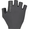Image de CASTELLI Gant espresso pour homme, gants de cyclisme à doigts courts avec rembourrage et protection UPF pour cyclisme sur route et gravier, gris fumé, taille L