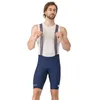 Image de CASTELLI Espresso 2 Bibshort Salopette de cyclisme pour homme avec rembourrage de siège et support élastique pour la marche de résistance, Bleu belge, S