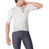 Image de CASTELLI Maillot de cyclisme léger et respirant avec logo Drittone pour un confort tout au long de la journée, blanc/noir, Taille XL