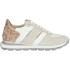 Image de Geox - Baskets Spherica écru/rose doré 37
