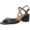Image de Geox Sandales à talons D New Eraklia 50 pour femme, Noir, 38 EU