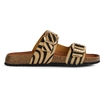 Image de Geox - Sandales en cuir New Brionia B sable clair / noir 37