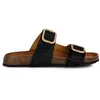 Image de Geox D New Brionia B C, Sandales plates pour femme, Noir, 37 EU