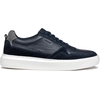 Image de Geox - Sneakers en cuir suédé Deiven bleu marine 42