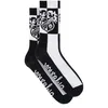 Image de Cinelli Crest Black 'N' White Chaussettes de cyclisme, noir/blanc, XXL