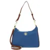 Image de U.S. Polo Assn. - Sac à main Houston Hobo en Nylon, Blu shadow-marron (26 X 9 X 30 cm)